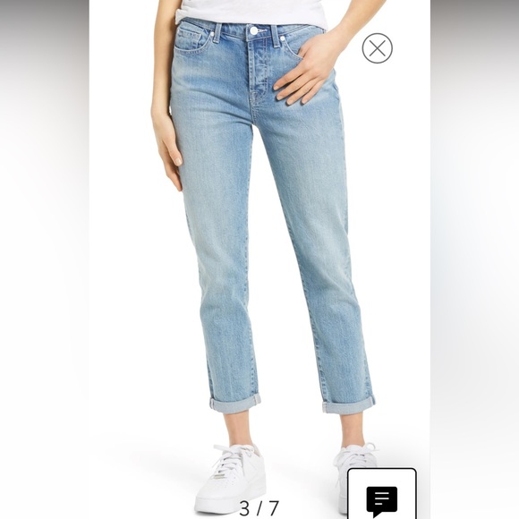 7 For All Mankind® Josefina High Waist Boyfriend Jeans (Ventana) Size 31 - Picture 2 of 15